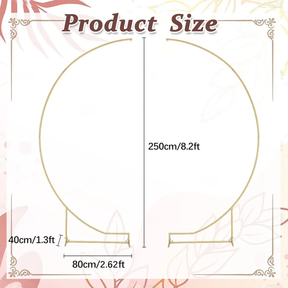 4pcs Half Curved Wedding Arch  - Wedding Balloon Arch recension och pris
