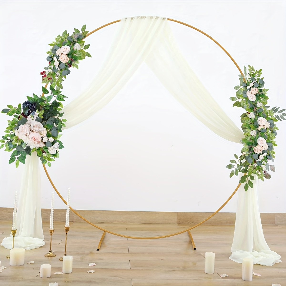 5.9-6.6-7FT Metal Circular Bal - Wedding Balloon Arch recension och pris