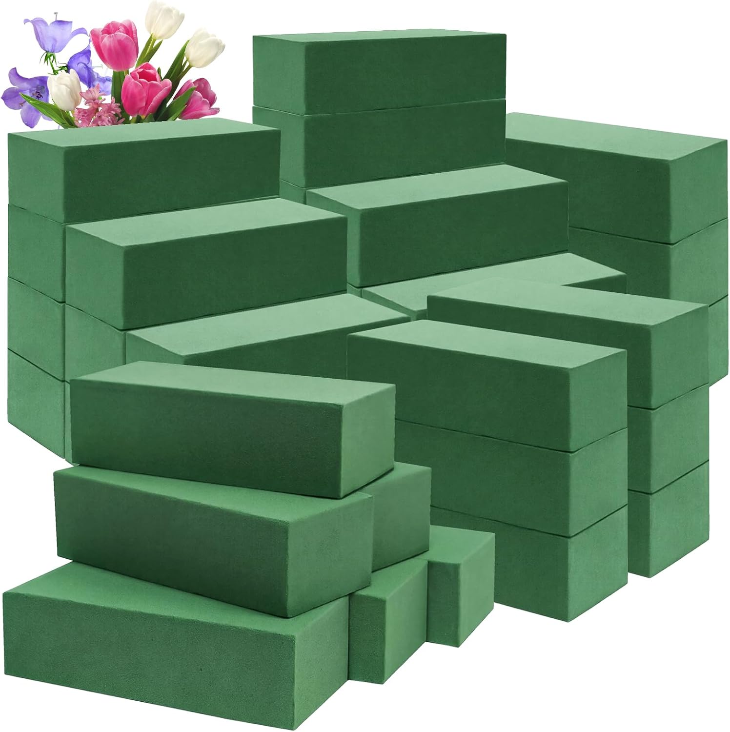 72 Pcs Floral Foam Blocks, Gre - Wedding Floral Supply recension och pris