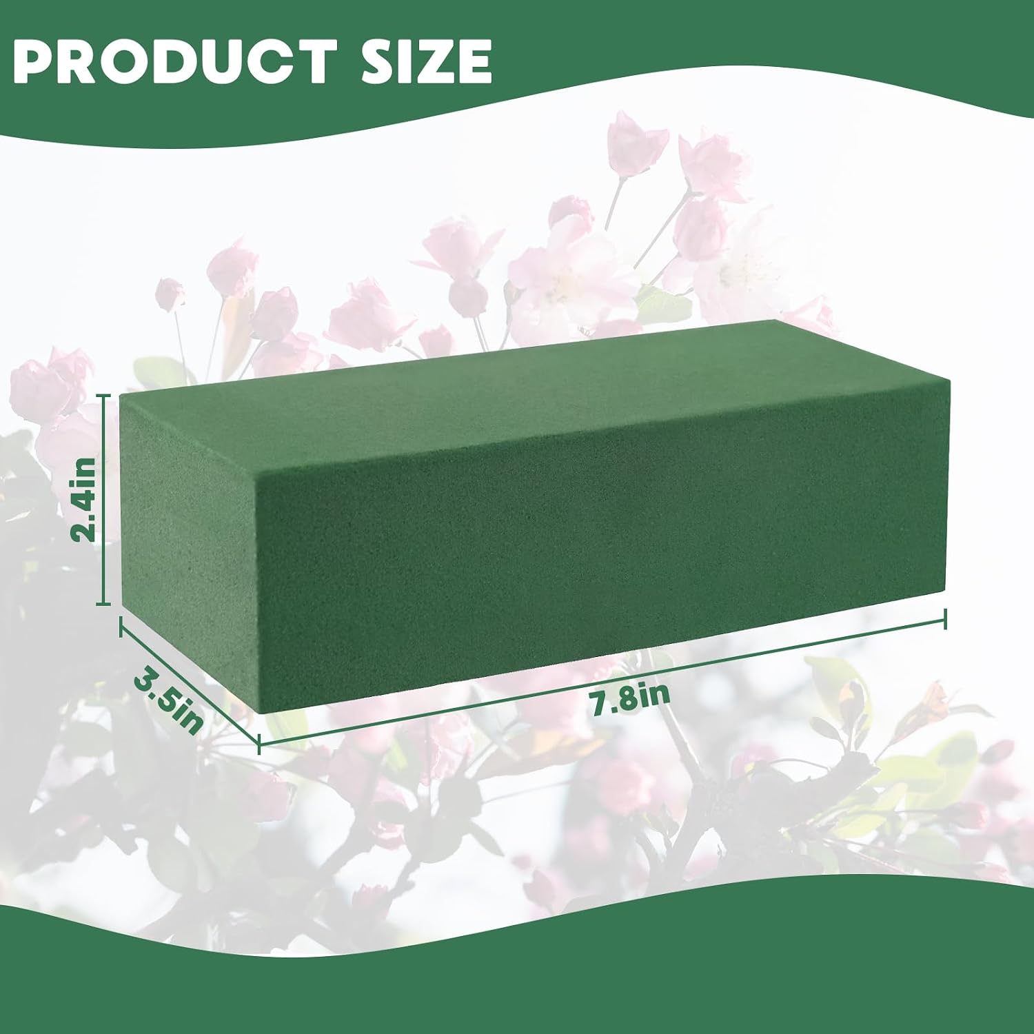 72 Pcs Floral Foam Blocks, Gre - Wedding Floral Supply recension och pris