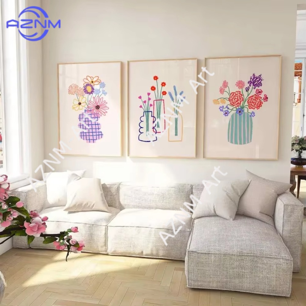 1/3pcs Abstract Flower Vase Pa - Flower Girl Basket recension och pris