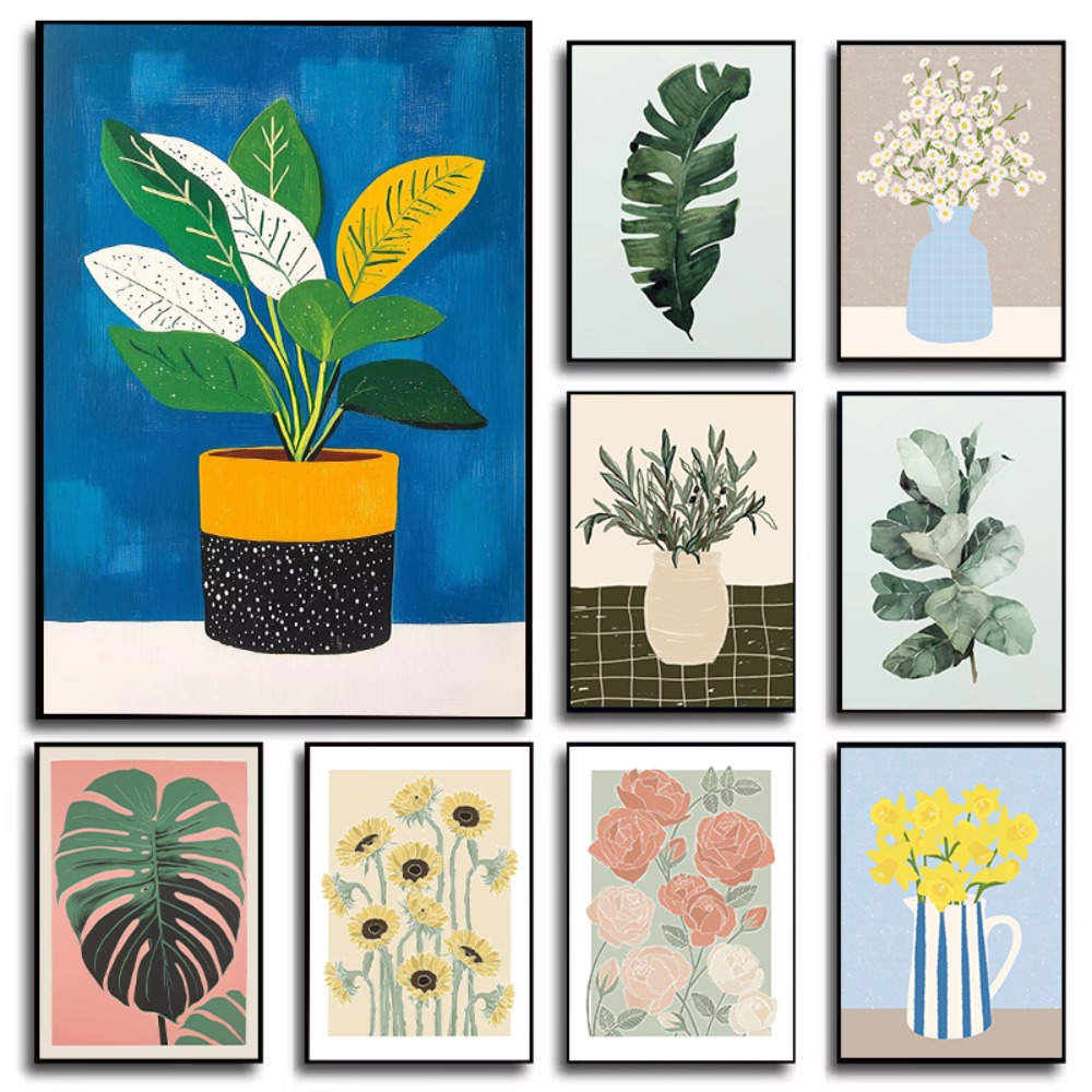 Garden Flower Vase Art Poster  - Flower Girl Basket recension och pris