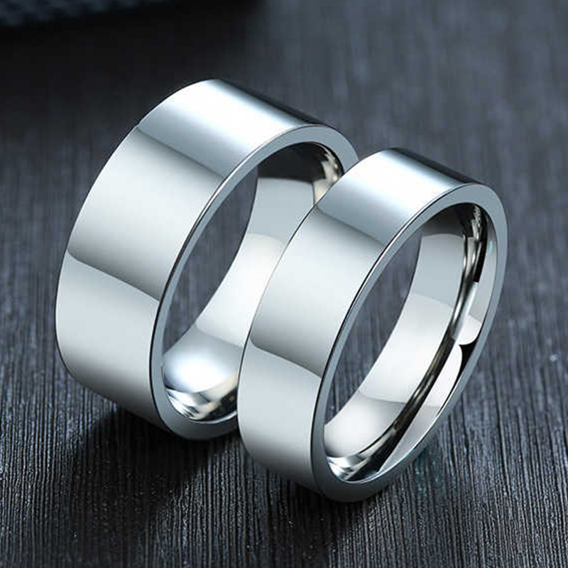 3/4/6/8mm Wide Stainless Steel - Wedding Zone recension och pris