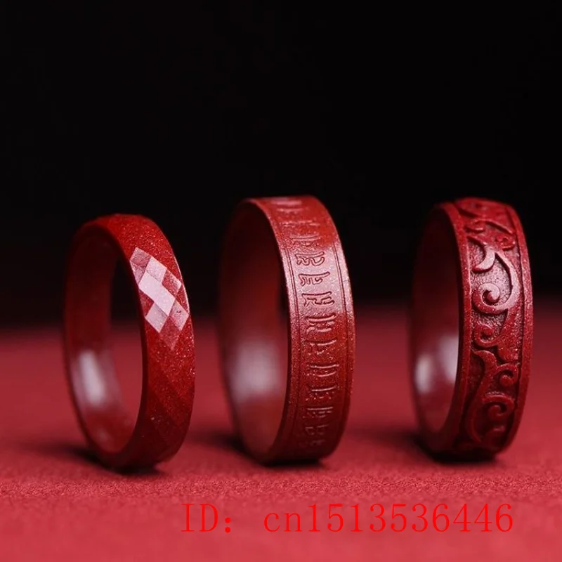 Natural Authentic Cinnabar Rin - Wedding Zone recension och pris
