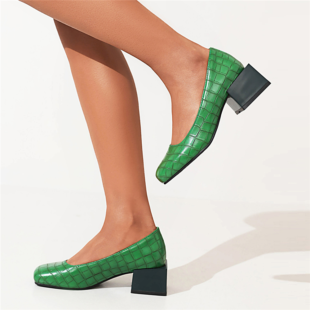 Square Low Heels Shoes Elegant - Wedding Fx recension och pris