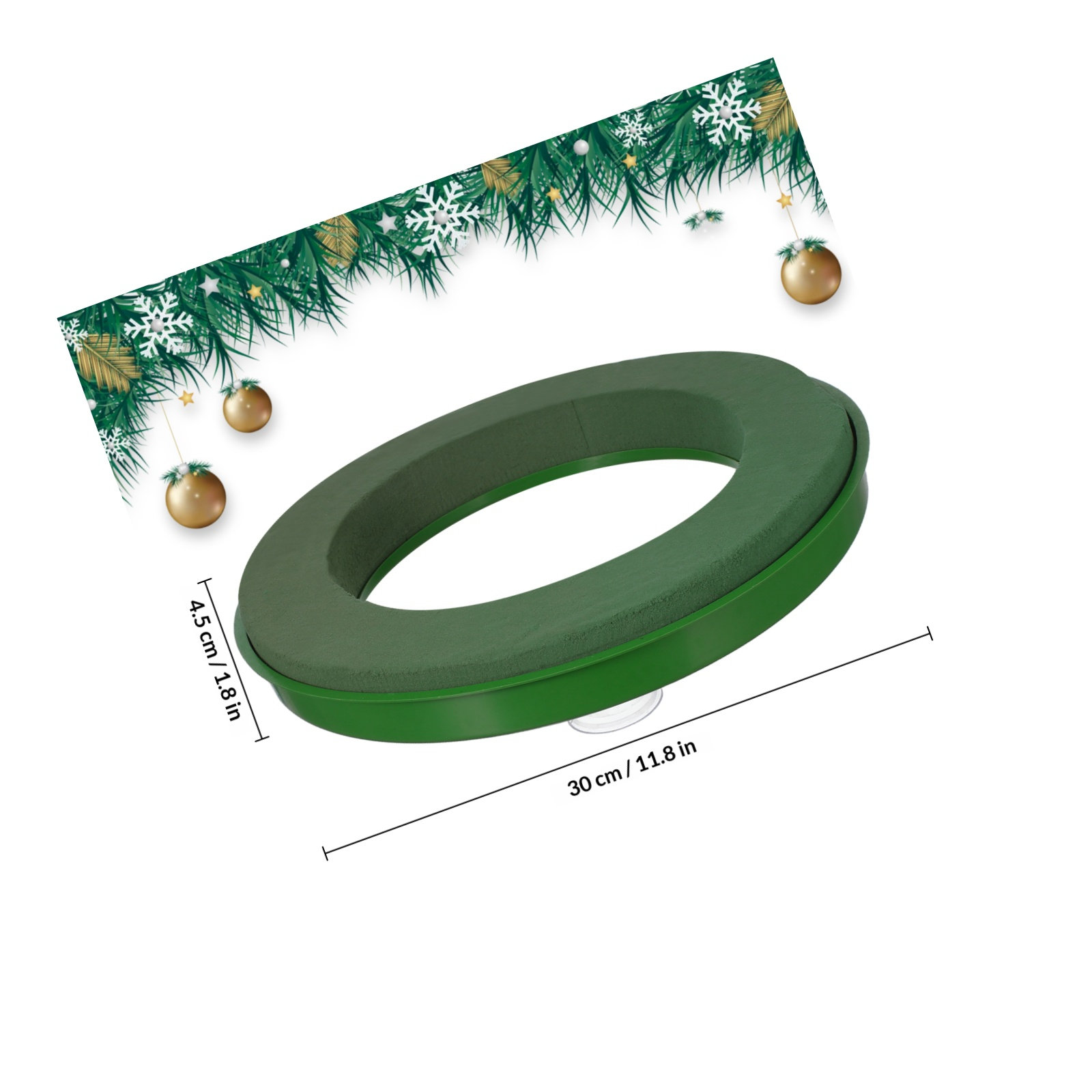 Small Flower Foam Ring Suction - Wedding Floral Supply recension och pris