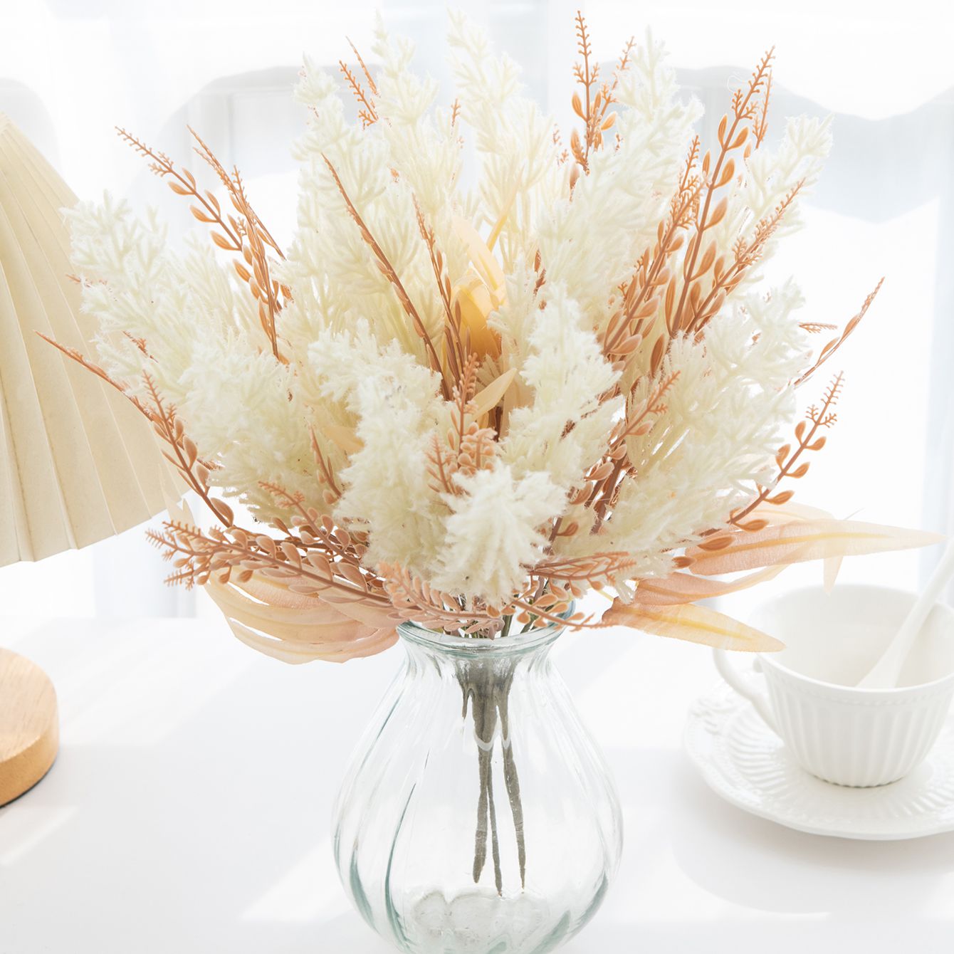 Artificial Plant Reed Festival - Flower Girl Basket recension och pris