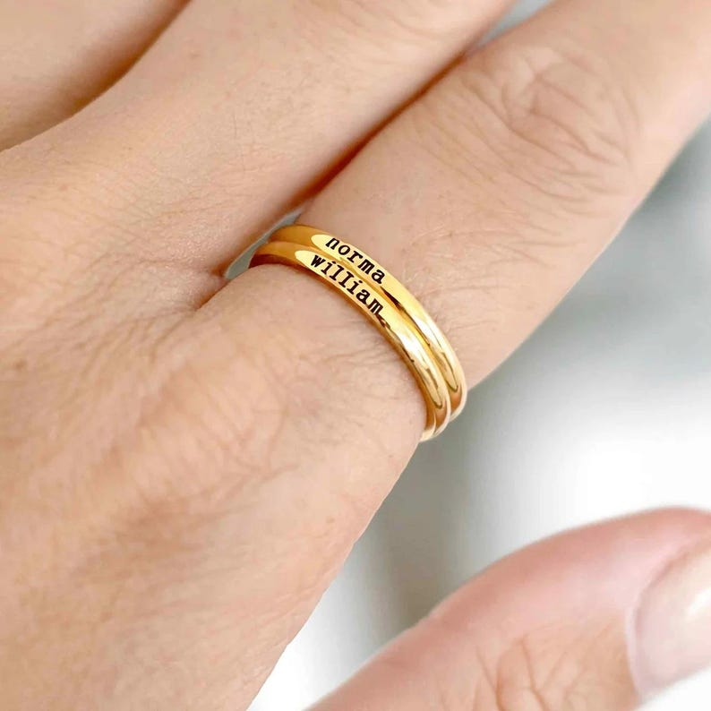 Personalized Engraved Name Rin - Wedding Zone recension och pris