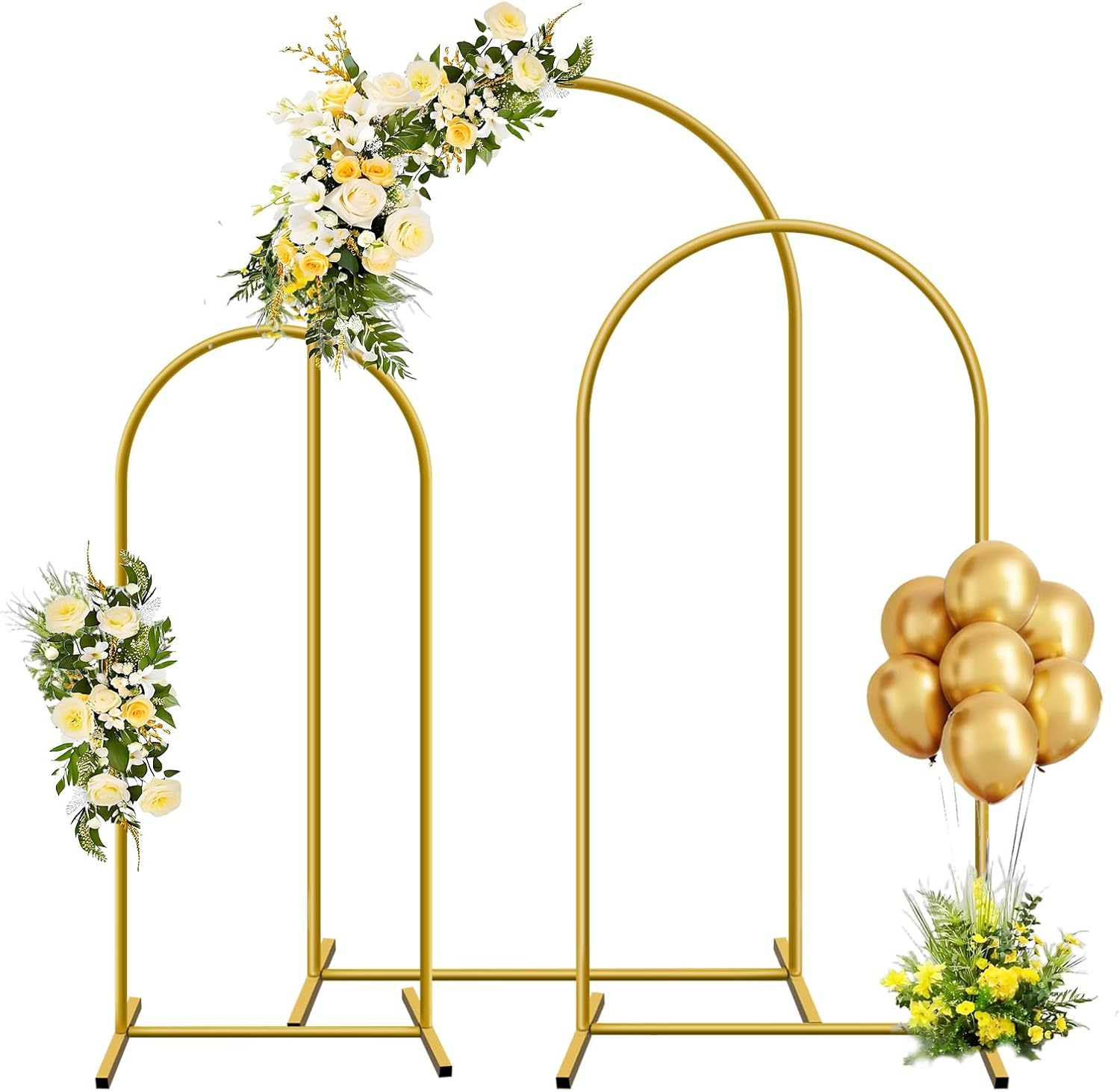 1pc Gold Metal Arch Backdrop S - Wedding Balloon Arch recension och pris