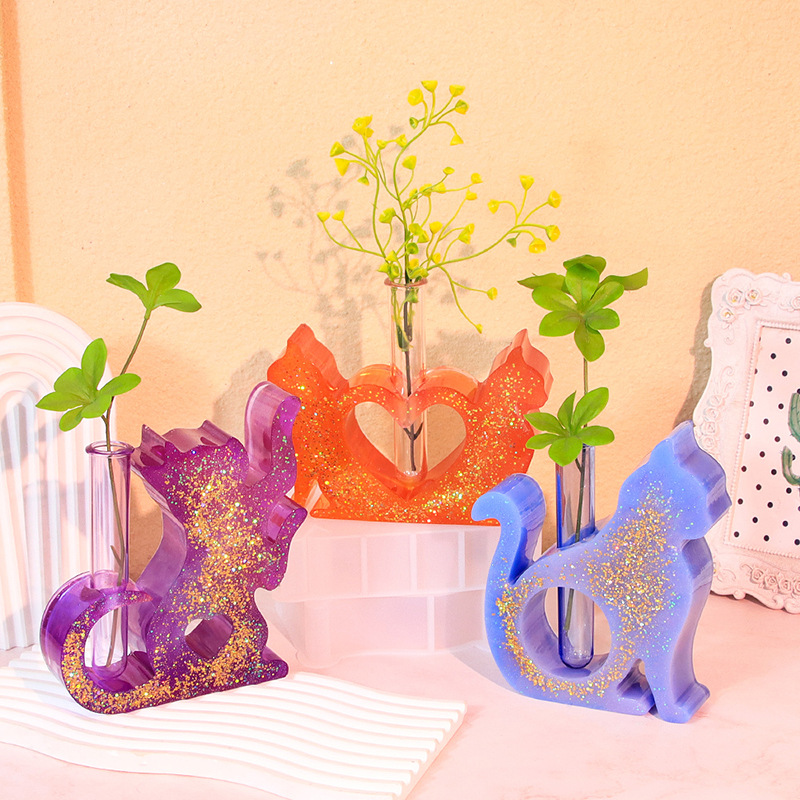 Cat Shaped Resin Molds Vase Si - Flower Girl Basket recension och pris