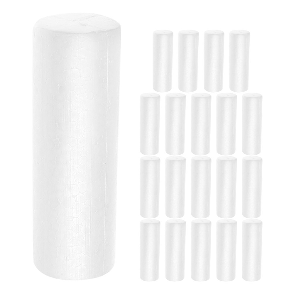20Pcs Foam Cylinders White 12. - Wedding Floral Supply recension och pris