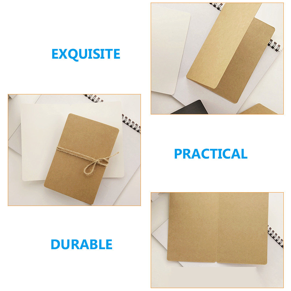 20Pcs Rustic Blank Note Cards  - Papercraft Supply Invitation recension och pris