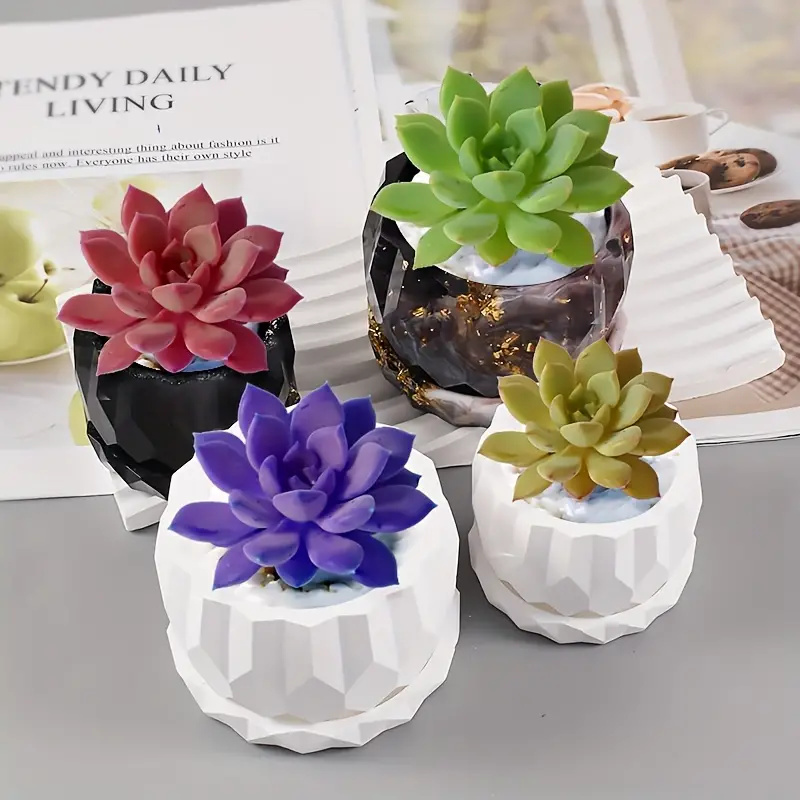1 Set Silicone Planter Molds F - Flower Girl Basket recension och pris