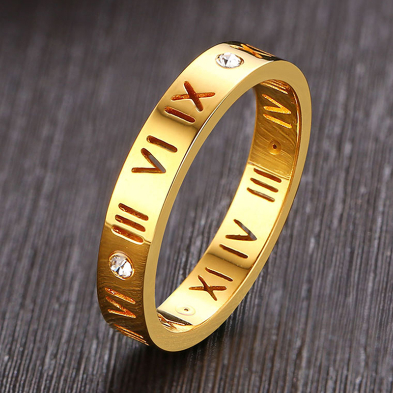 Hollow Roman Numeral Ring Stai - Wedding Zone recension och pris