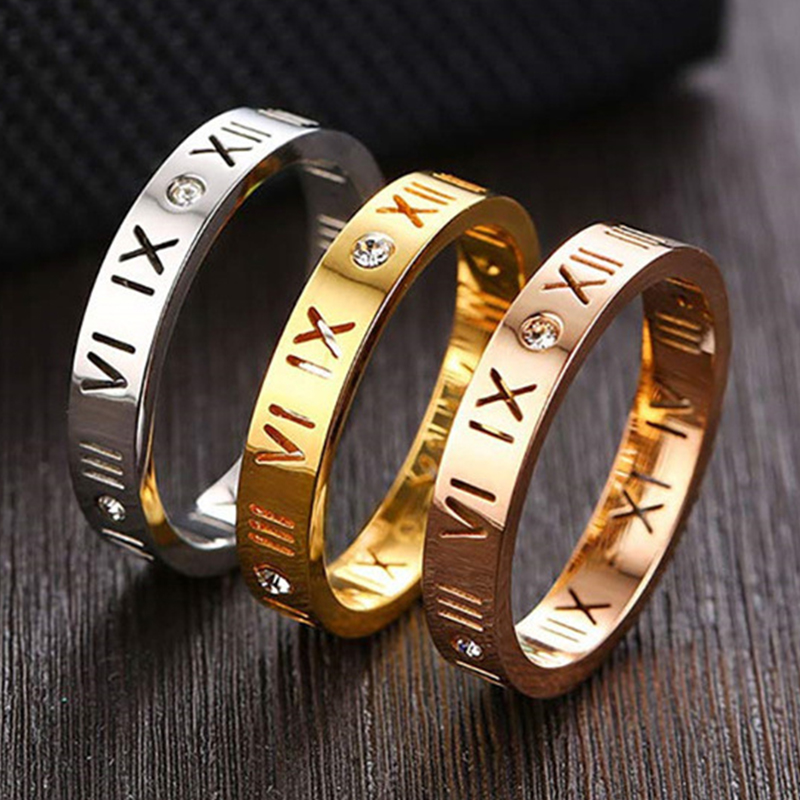 Hollow Roman Numeral Ring Stai - Wedding Zone recension och pris