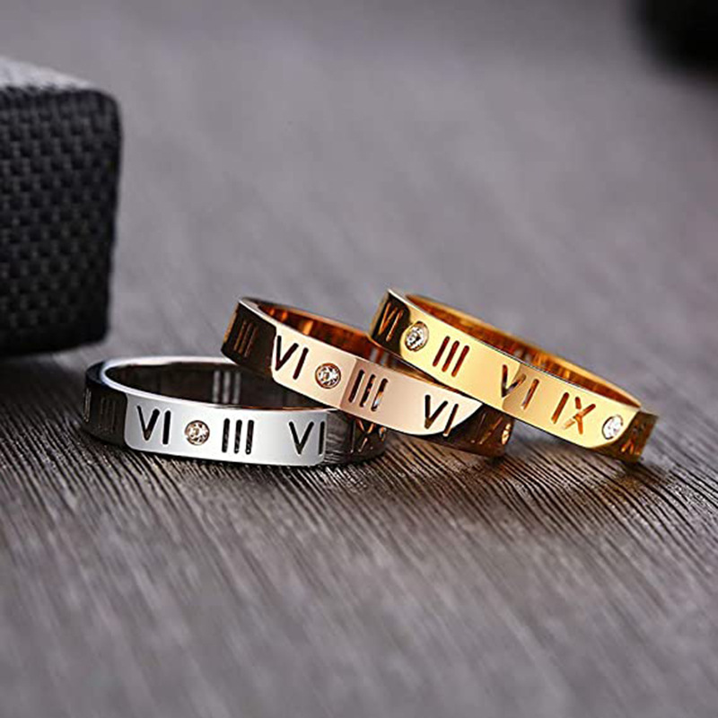 Hollow Roman Numeral Ring Stai - Wedding Zone recension och pris